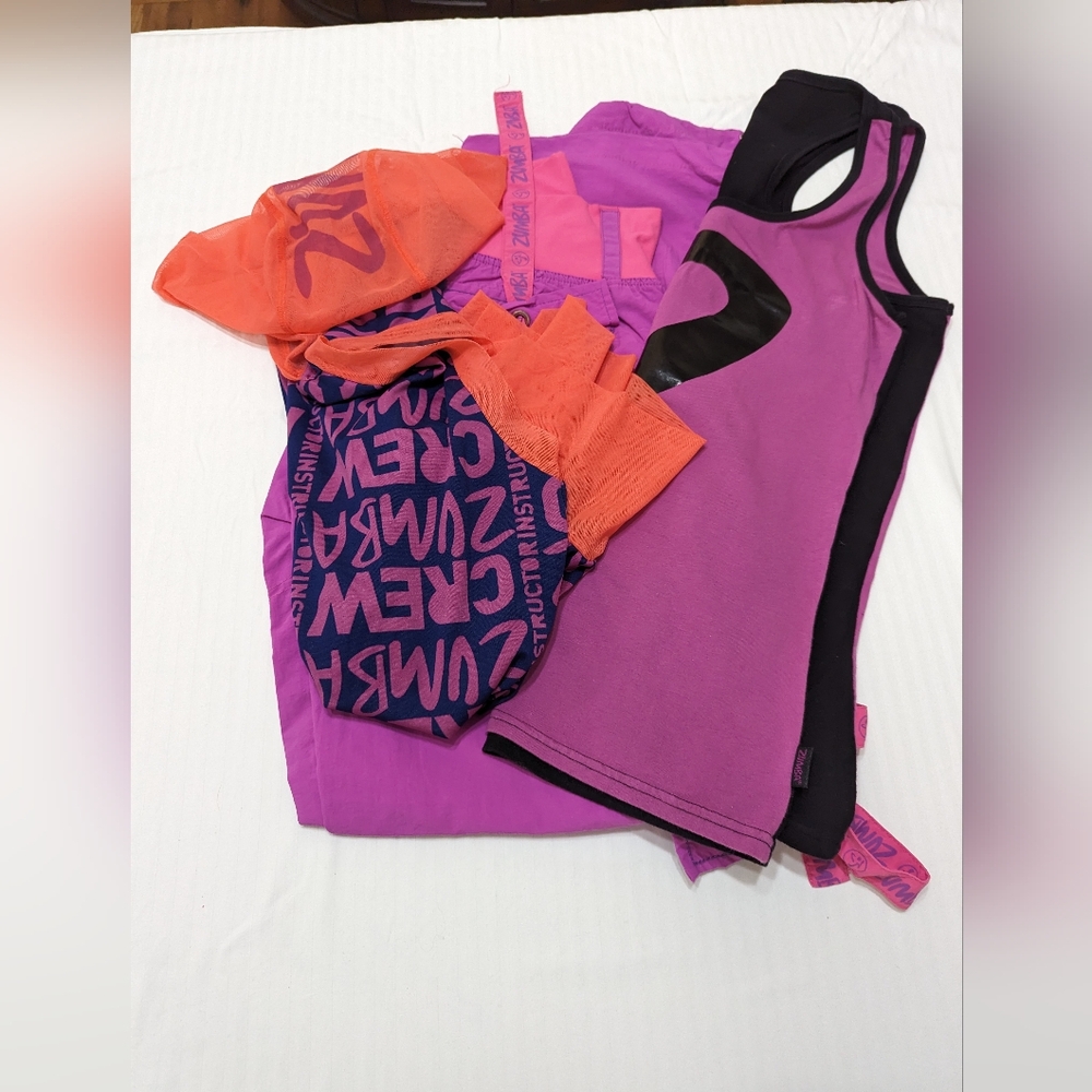 Zumba Outfit, Cargo Pants, Tank Top, Mesh  Vest